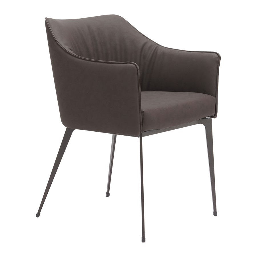 Zuo Modern Belmont Dining Chair, Brown - 110832