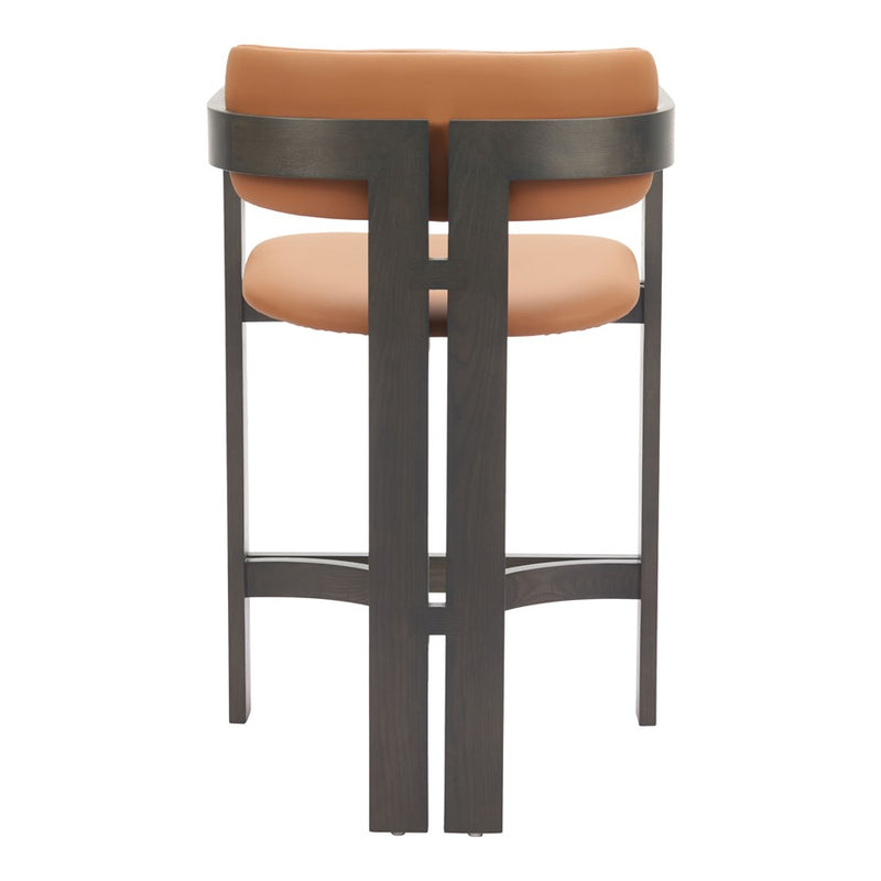 Zuo Modern Shaili Counter Stool, Brown
