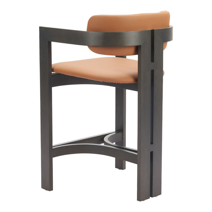 Zuo Modern Shaili Counter Stool, Brown