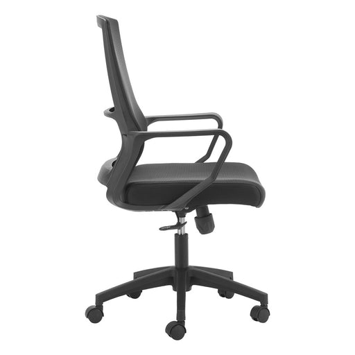 Zuo Modern Jett Low Back Office Chair, Black