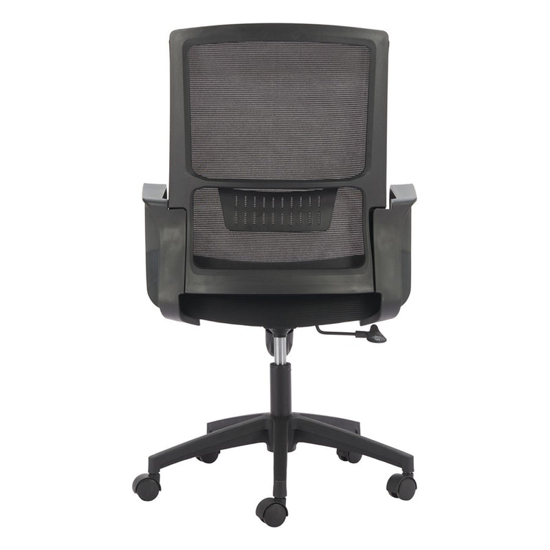 Zuo Modern Jett Low Back Office Chair, Black