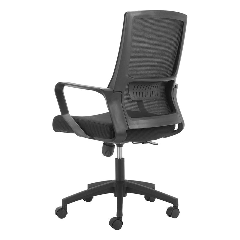 Zuo Modern Jett Low Back Office Chair, Black