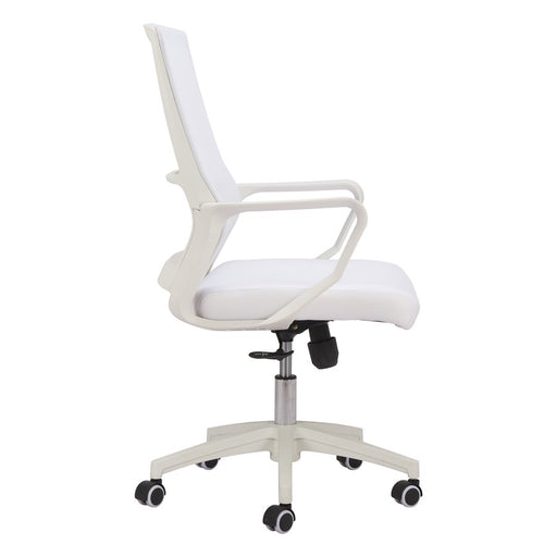 Zuo Modern Jett Low Back Office Chair, White