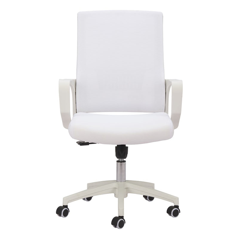 Zuo Modern Jett Low Back Office Chair, White