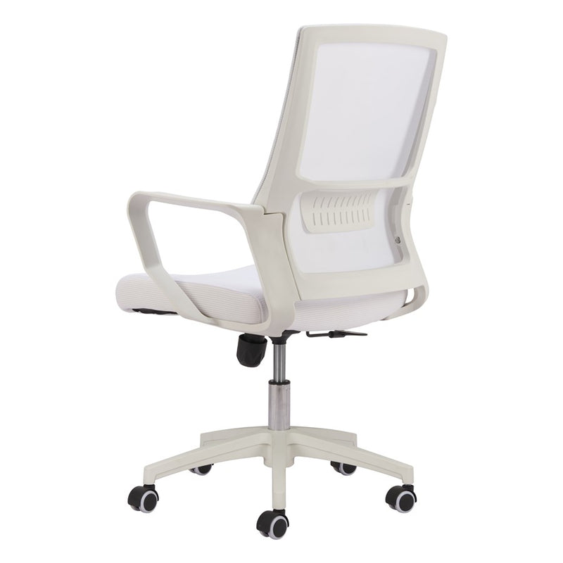 Zuo Modern Jett Low Back Office Chair, White