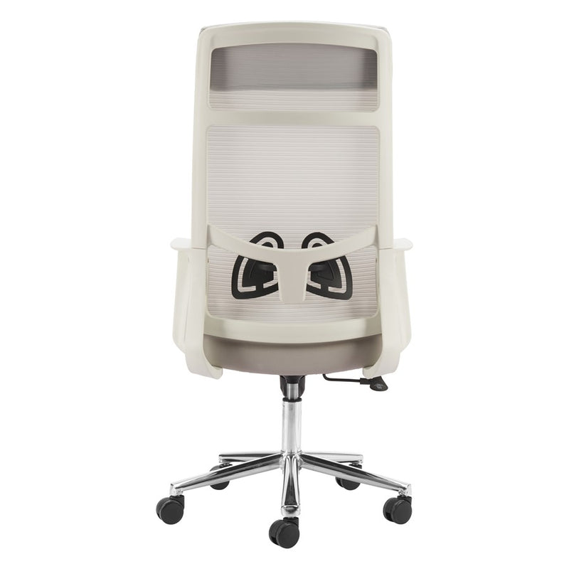 Zuo Modern Jett High Back Office Chair, Light Gray