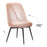 Zuo Modern Keppel Swivel Dining Chair, Set of 2, Brown