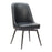 Zuo Modern Keppel Swivel Dining Chair, Set of 2, Black