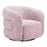 Zuo Modern Refine Swivel Chair, Pink Tweed - 110846