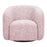 Zuo Modern Refine Swivel Chair, Pink Tweed
