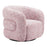 Zuo Modern Refine Swivel Chair, Pink Tweed
