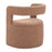Zuo Modern Atria Accent Chair/Ottoman, Tawny Brown