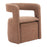 Zuo Modern Atria Accent Chair/Ottoman, Tawny Brown