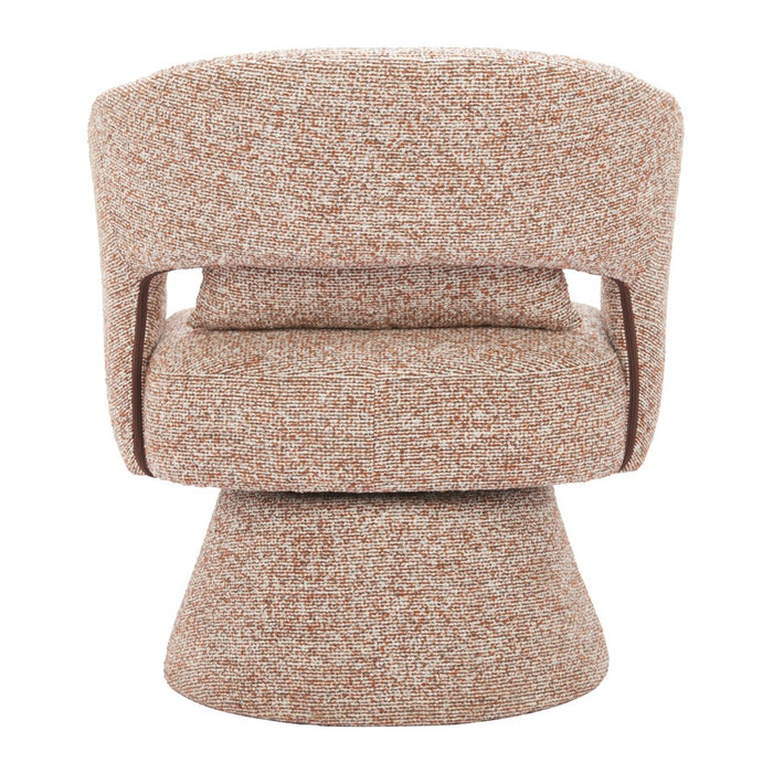 Zuo Modern Liva Swivel Chair, Frosty Brown