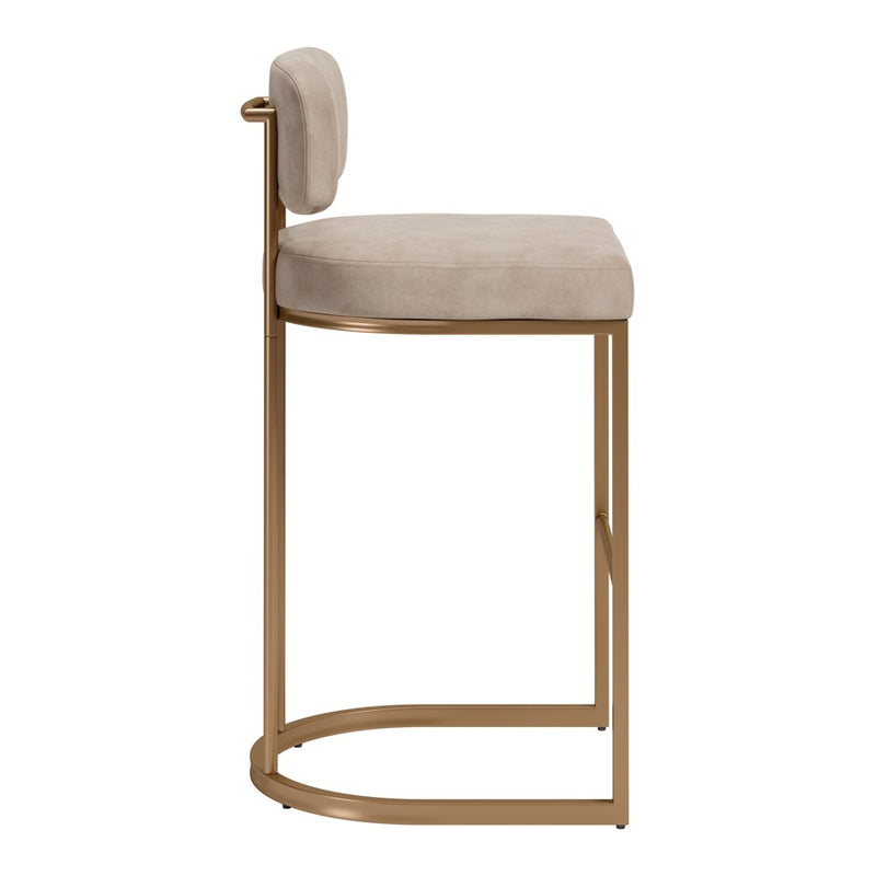 Zuo Modern Velar BarStool/Set of 2, Beige