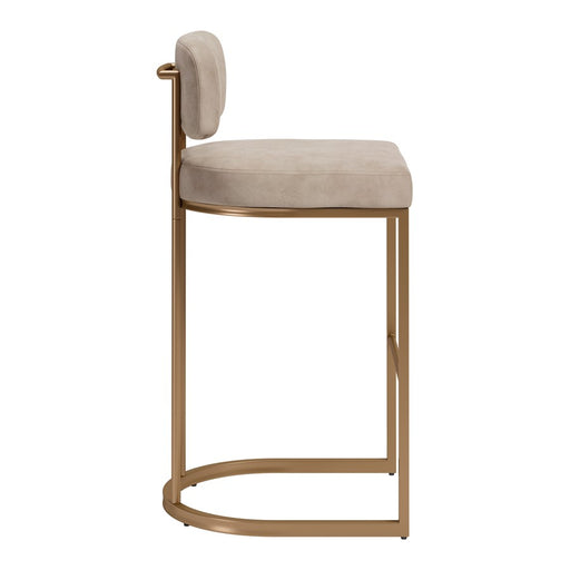 Zuo Modern Velar BarStool/Set of 2, Beige