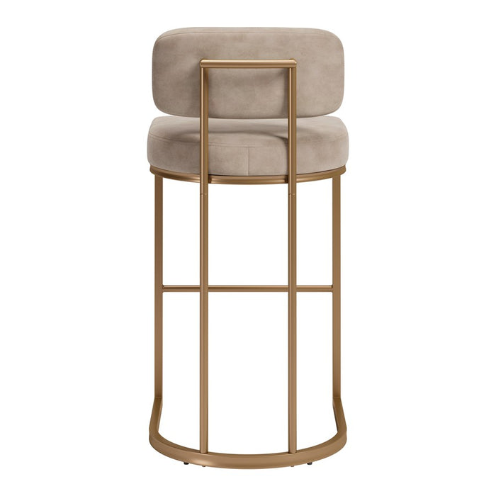 Zuo Modern Velar BarStool/Set of 2, Beige