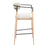 Zuo Modern Equinox BarStool, Oyster Gray/Natural