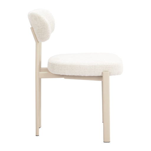 Zuo Modern Aurea Dining Chair, (Set of 4) Light Gray