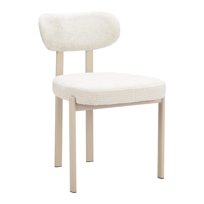 Zuo Modern Aurea Dining Chair, (Set of 4) Light Gray