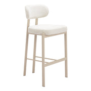 Zuo Modern Aurea BarStool/Set of 2, Light Gray - 110863