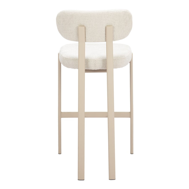 Zuo Modern Aurea BarStool/Set of 2, Light Gray