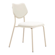 Zuo Modern Zeal Dining Chair, (Set of 4) Light Gray/Beige - 110864