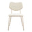 Zuo Modern Zeal Dining Chair, (Set of 4) Light Gray/Beige