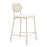 Zuo Modern Zeal Counter Stool, (Set of 4) Light Gray/Beige - 110865