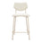 Zuo Modern Zeal Counter Stool, (Set of 4) Light Gray/Beige