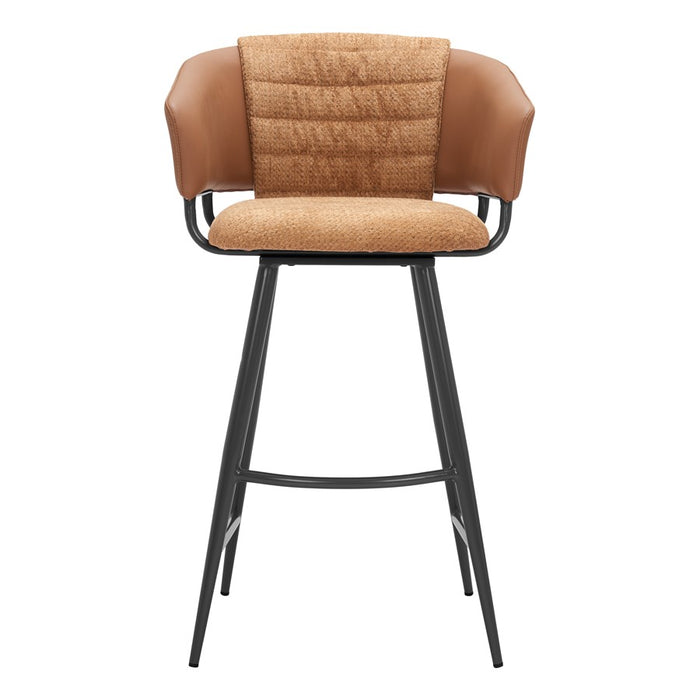 Zuo Modern Juno BarStool/Set of 2, Brown