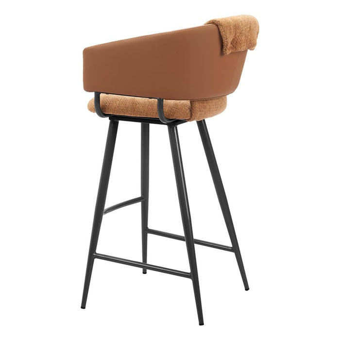Zuo Modern Juno BarStool/Set of 2, Brown
