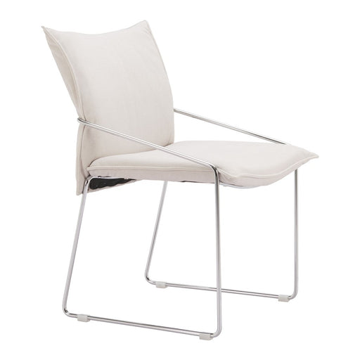 Zuo Modern Pola Dining Chair/Set of 2, White - 110869