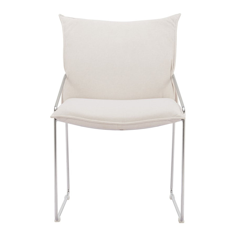 Zuo Modern Pola Dining Chair, Set of 2, White