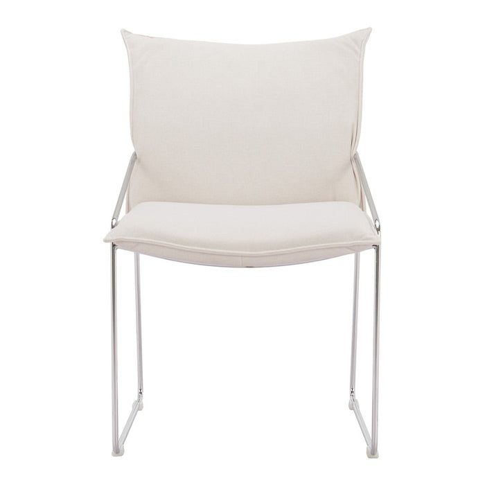 Zuo Modern Pola Dining Chair, Set of 2, White