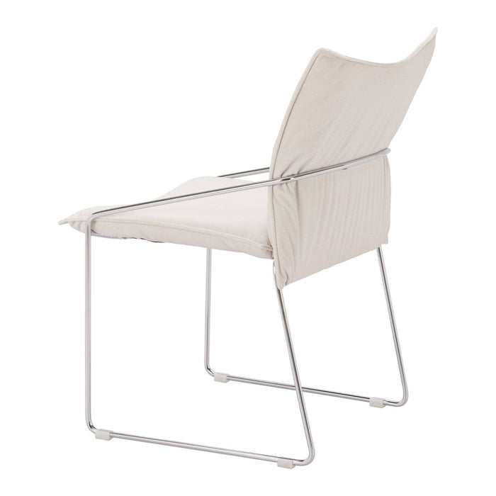 Zuo Modern Pola Dining Chair, Set of 2, White