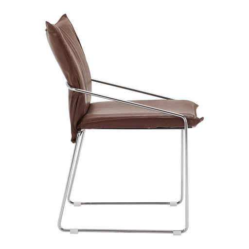 Zuo Modern Pola Dining Chair, Set of 2, Brown