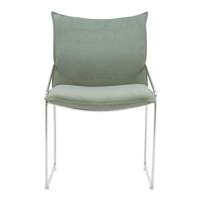 Zuo Modern Pola Dining Chair, Set of 2, Green