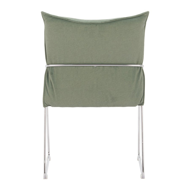 Zuo Modern Pola Dining Chair, Set of 2, Green