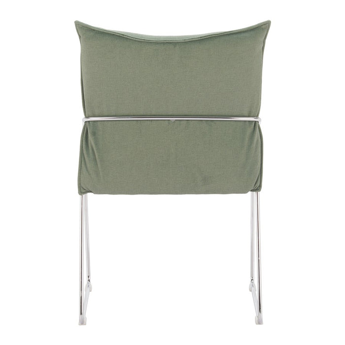 Zuo Modern Pola Dining Chair, Set of 2, Green