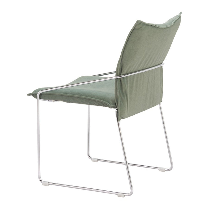 Zuo Modern Pola Dining Chair, Set of 2, Green