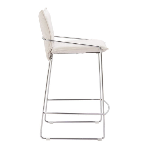 Zuo Modern Pola Counter Stool, White