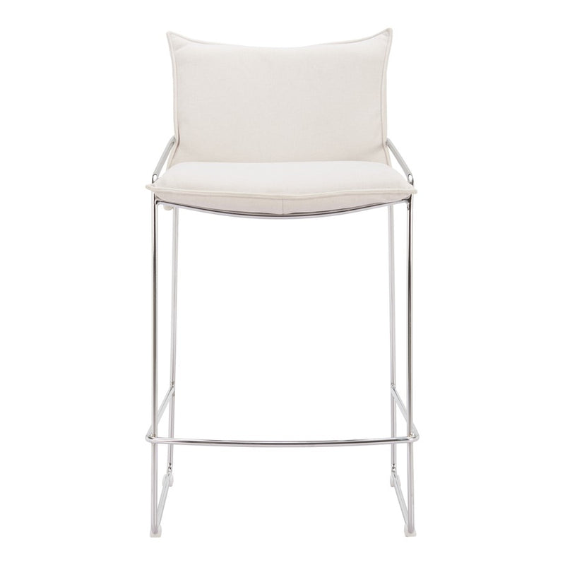 Zuo Modern Pola Counter Stool, White