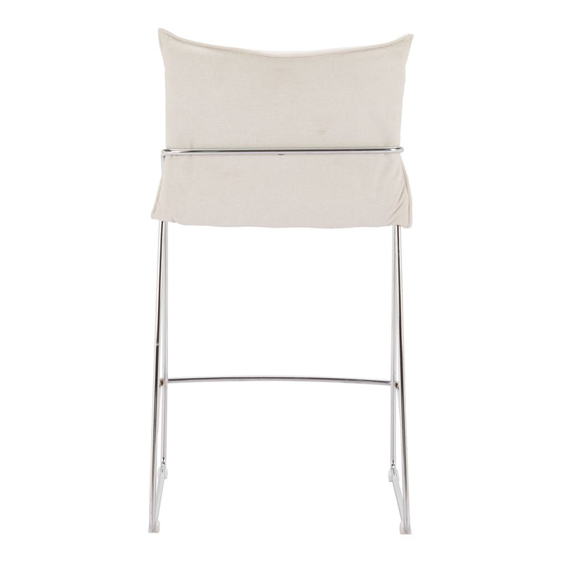 Zuo Modern Pola Counter Stool, White