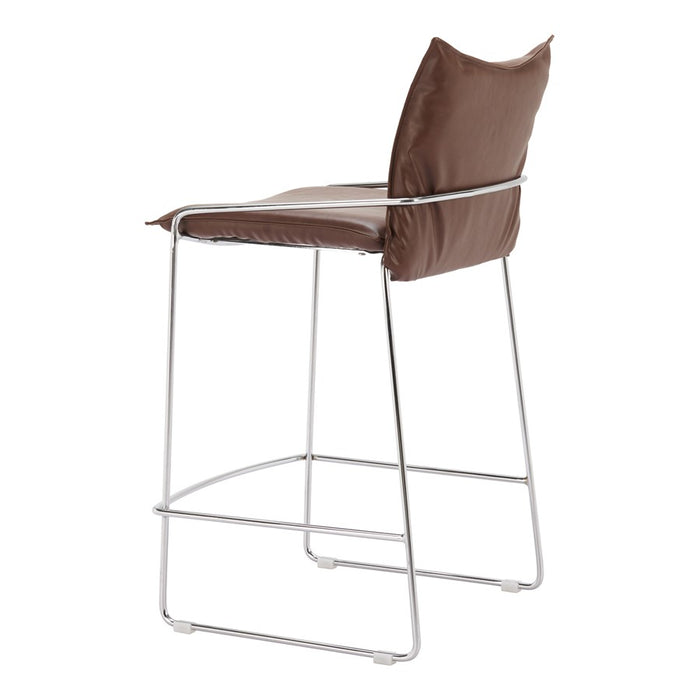 Zuo Modern Pola Counter Stool, Brown