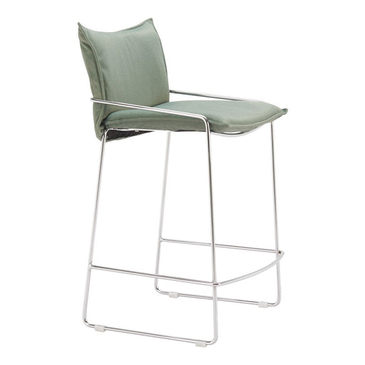Zuo Modern Pola Counter Stool, Green - 110874