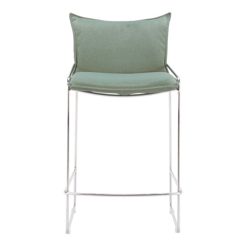 Zuo Modern Pola Counter Stool, Green