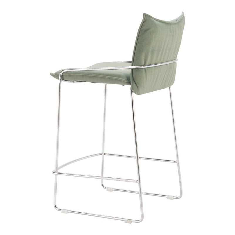 Zuo Modern Pola Counter Stool, Green