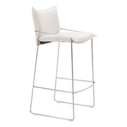 Zuo Modern Pola BarStool, White - 110875