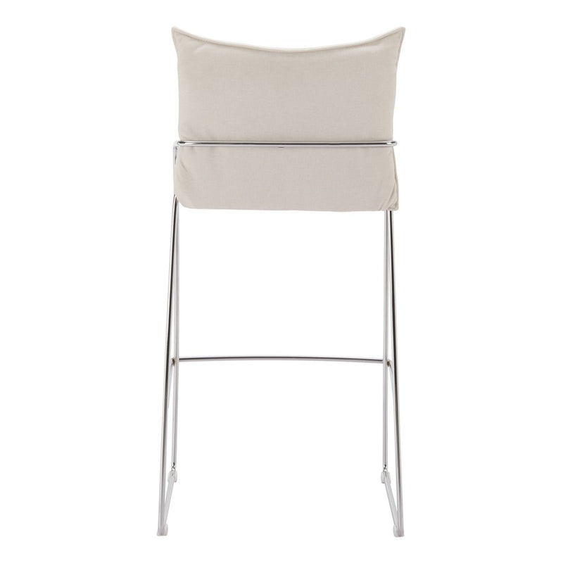 Zuo Modern Pola BarStool, White